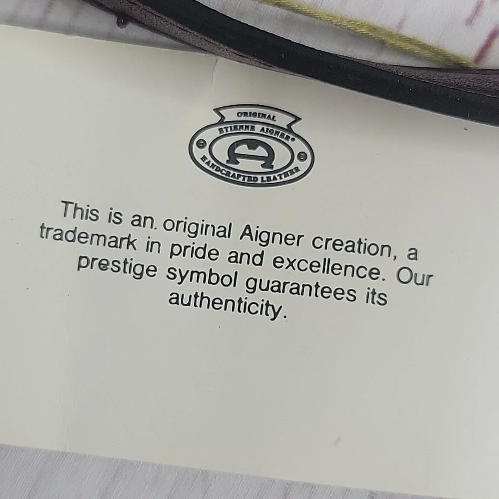 Etienne Aigner Classic Leather Burgundy Shoulder Bag